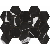 Мозаика Pamesa Malla Hex Cr. Lux Iliria Nero 22,5x32,5