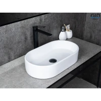 Раковина-чаша GID N9020 52,5x30,5 см, накладная, белый