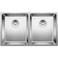 Кухонная мойка Blanco Andano 340/340-U InFino зеркальная полированная сталь 522983