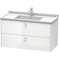 Тумба белый глянец 102 см Duravit Brioso BR414301022