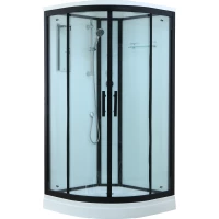 Душевая кабина 100x100x220 см Timo Standart T-6601 B прозрачное