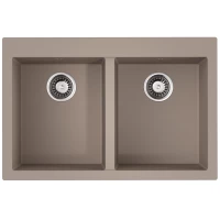Кухонная мойка Tetogranit Omoikiri Bosen 80-2-CH шампань 4993841