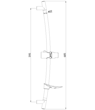 Душевая штанга Lemark LM8064C - фото 3