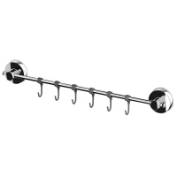 Планка с крючками Ridder 12120100 для ванны, хром