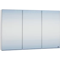 Зеркальный шкаф 121x73 см белый глянец Санта Стандарт 113019