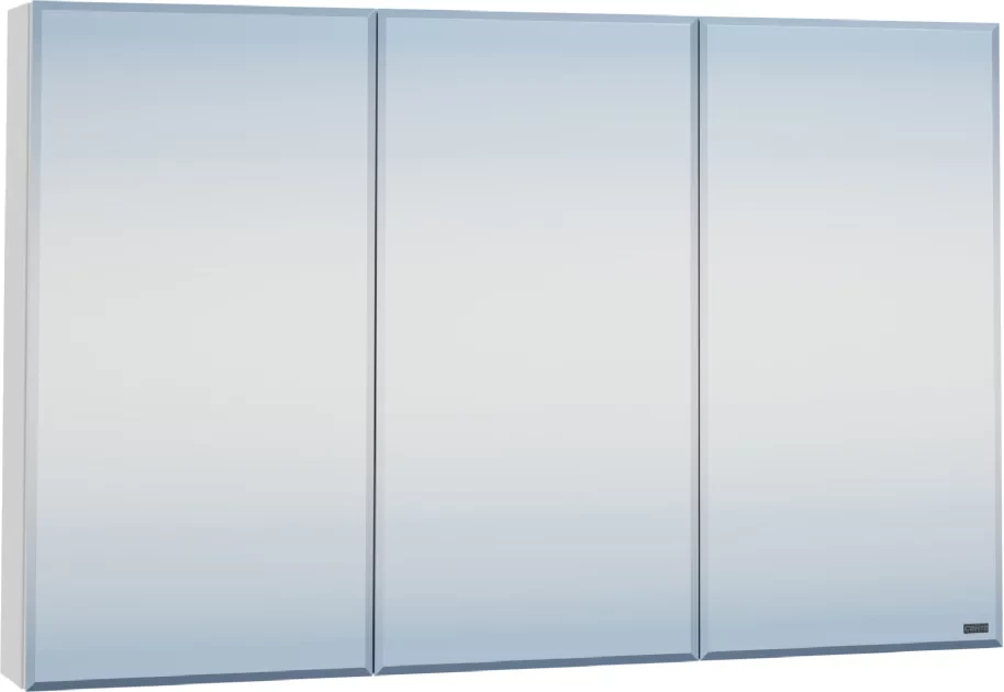 Зеркальный шкаф 116,5х73 см белый глянец Санта Стандарт 113019 - фото 1