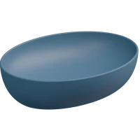 Раковина-чаша GSG Easy EALAVOV55027 55x42 см, накладная, синий матовый