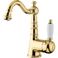 Смеситель для биде Emmevi Laguna 40514/OR с донным клапаном, золотой