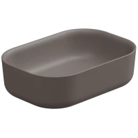 Раковина-чаша GSG Hit HILAVRE60029 60x42 см, накладная, коричневый матовый