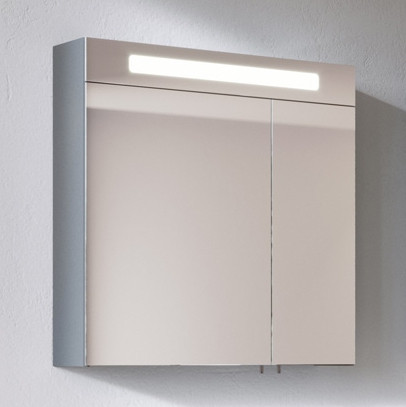 Зеркальный шкаф 60х75 см белый глянец Verona Susan SU600LG05 - фото 1