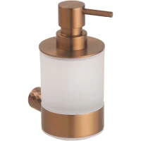 Дозатор для жидкого мыла Bemeta Copra 176109010 200 мл, настенный, медное золото матовый