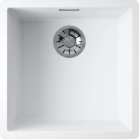 Кухонная мойка Omoikiri Artceramic Yamakawa 45-Integra-WH 4997253 45,6x45,6 см, белый