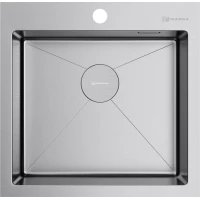 Кухонная мойка Omoikiri Akisame 51-IN 4973438 51x51 см, нержавеющая сталь