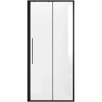 Душевая дверь Niagara NG-84-9AB 90 см, профиль черный матовый, стекло прозрачное