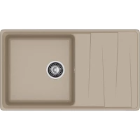 Кухонная мойка GranFest Level 860L 86x50 см, песочный