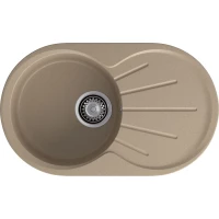 Кухонная мойка GranFest Rondo 750L 74,6x45,5 см, песочный