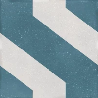 Керамогранит Boreal Link Decor Blue 18.5x18.5