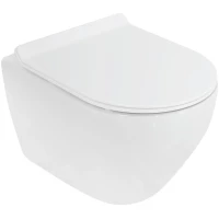 Унитаз подвесной Cezares Stylus CZR-513-TH-R безободковый, белый