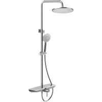 Душевая система Arrow AD3336SHCP 246 мм, с термостатом, хром