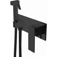 Гигиенический душ Boheme Q 147-BB.2 со смесителем, черный матовый