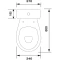 Унитаз-компакт с сиденьем Оскольская Керамика Суперкомпакт Стандарт 44901130522 - 5
