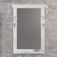 Зеркало белый матовый Opadiris Риспекто 00-00007057 с выключателем