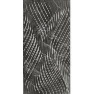 Плитка Коррер чёрный глянцевый структура обрезной 30x60x1