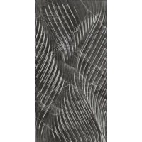 Плитка Коррер чёрный глянцевый структура обрезной 30x60x1