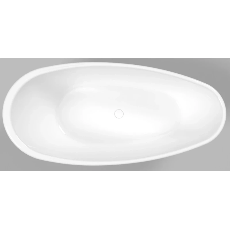Ванна из литьевого мрамора 155x73 см Whitecross Spinel B 0210.155073.100