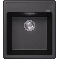 Кухонная мойка Abber Quarz AQ2901B 46x51 см, черный