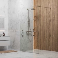 Душевая перегородка Berges Sky 064002 90 см, профиль хром, стекло прозрачное