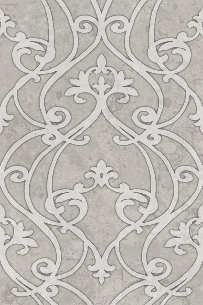 

Керамическая плитка Kerama Marazzi Декор Ферони серый матовый 20x30x0,69 OS\B260\8348