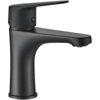 Смеситель для раковины WesnaArt Nova NOV03-210Black черный матовый