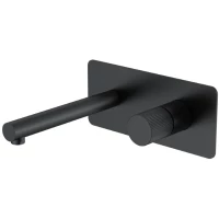 Смеситель для раковины Boheme Stick Linea 125-BB.3 встраиваемый, черный матовый