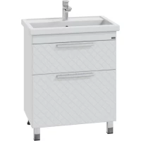 Тумба белый глянец 66,5 см Санта Калипсо 217005лN