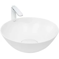 Раковина-чаша WeltWasser Elbach 3132 10000004566 43x43 см, накладная, белый