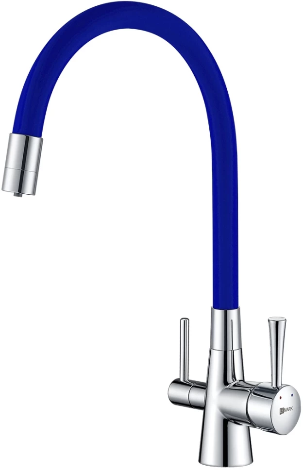 Смеситель для кухни с подключением к фильтру Lemark Comfort LM3075C-Blue смеситель для кухни grohe blue стартовый комплект 31299000