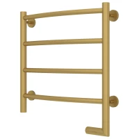 Полотенцесушитель электрический 500x500 золотой матовый МЭМ правый Сунержа Галант 2.0 032-5201-5050