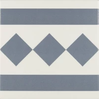 Декор Ribesalbes Antigua Azul 002 Cenefa 20x20