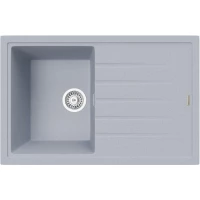Кухонная мойка TopZero Juliet 780.500-49 Titan 78x50 см, серый металлик