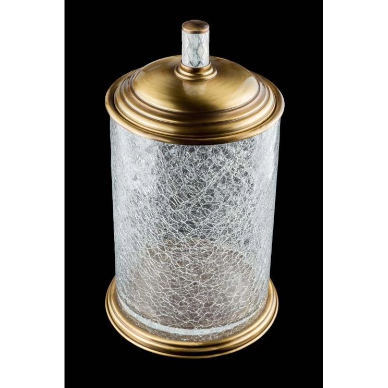 Мусорное ведро Boheme Murano Cristal 10914-CRST-BR Мусорное ведро Boheme Murano Cristal 10914-CRST-BR