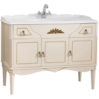 Тумба слонова кость золотая патина 109,4 см Belux Верди Н105-02 4810924222541