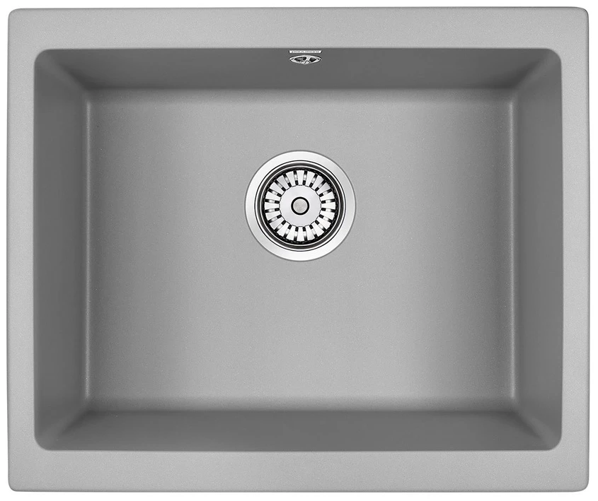 Кухонная мойка Paulmark Gera серый металлик PM205546-GRM