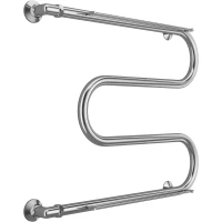 Полотенцесушитель водяной Terminus М-образный с полкой 4620768880568 632x700, хром