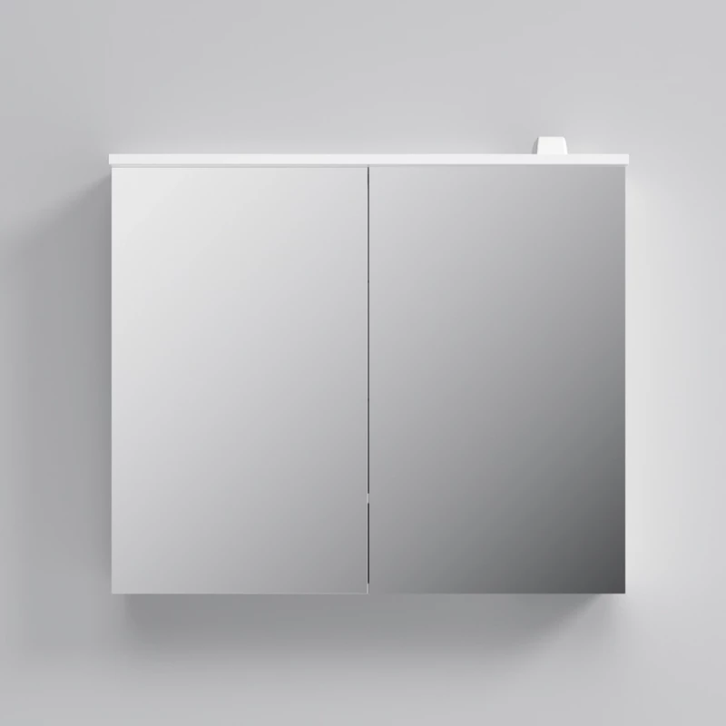 Зеркальный шкаф 80x68 см белый глянец Am.Pm Spirit V2.0 M70AMCX0801WG