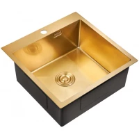Кухонная мойка Milacio Denia 51 золотой матовый MC.77488
