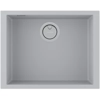 Кухонная мойка Paulmark Acrystone Neo Classic Urban grey PM965644-UGR 56x43,5 см, серый