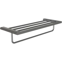 Полка для полотенец Knotlor Oval TR101GM 60 см, вороненая сталь