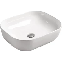 Раковина-чаша CeramaLux 78105 46x33,5 см, накладная, белый