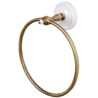 Кольцо для полотенец бронза/белый Devon&Devon Dorothy DOR407BR